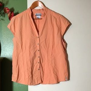 Columbia Button Up Top